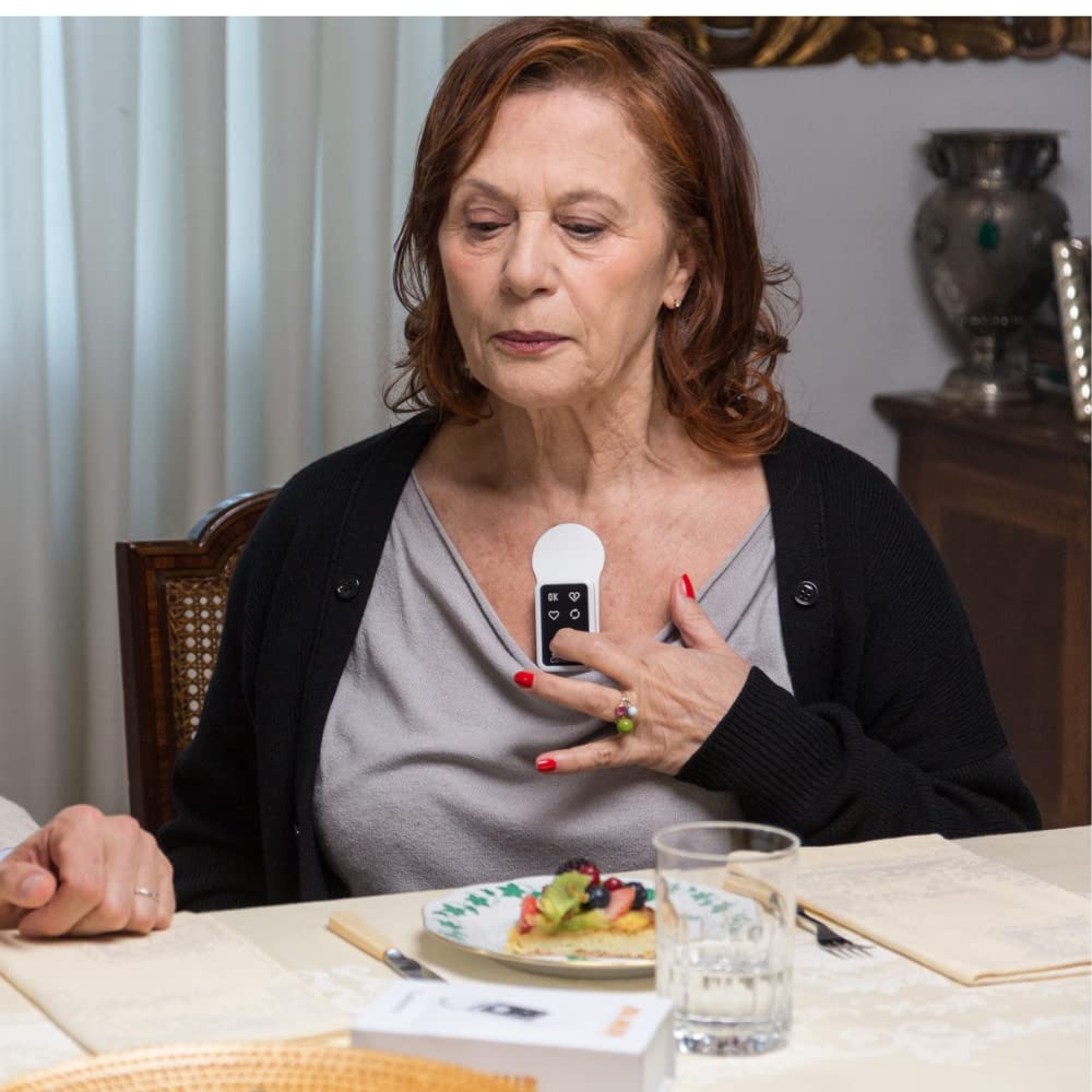 Cardionica Moniteur ECG Portable Professionnel À Canal Unique | Électrocardiographe Portable Pour Électrocardiogramme Professionnel | Électrocardiogramme Portable et Compteur Fibrillation Atriale | Diagnostic cardiaque en 1 minute – Détection clinique de