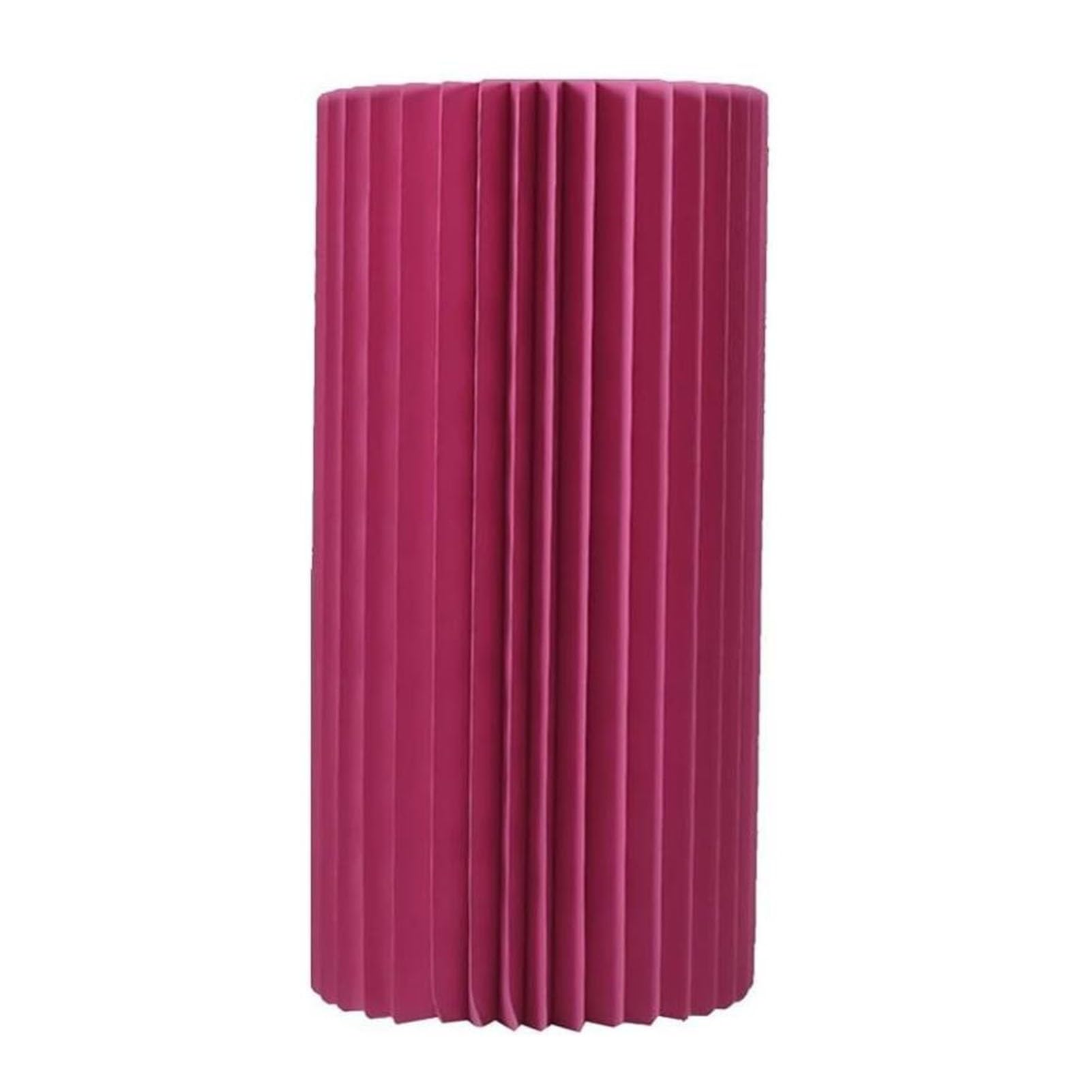 GDHKDDFL Paper advertising stands for trade shows and event Round Foldable Paper Columns Display Pedestal Stands With Acrylic Disc, Cylinder Centerpiece Cake(Red Diameter 40cm,60cm)