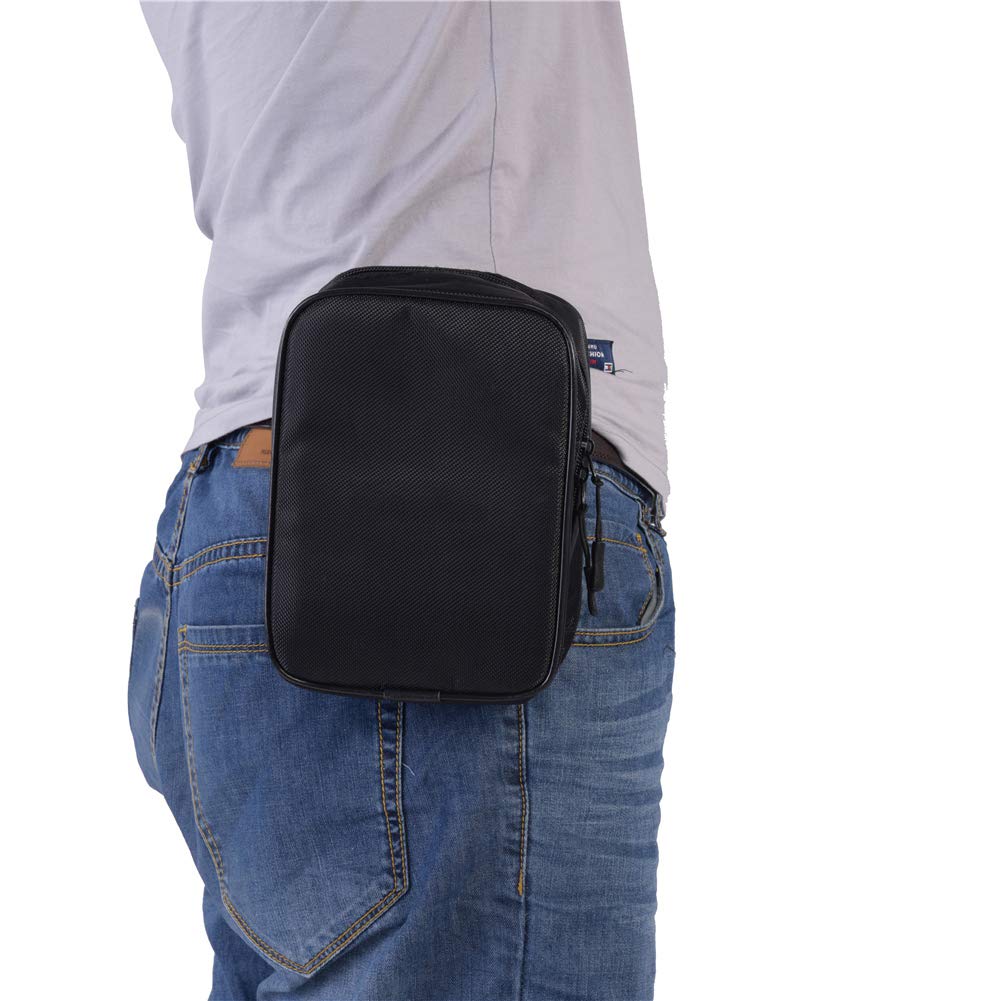 100 x 150 mm 100 x 100 mm Bolsa de Nailon con 16 Ranuras,Estuche Protección Impermeable Multifuncional,Caja de 16 Ranuras para Filtro,Bolsa de Filtro de Camara Universal