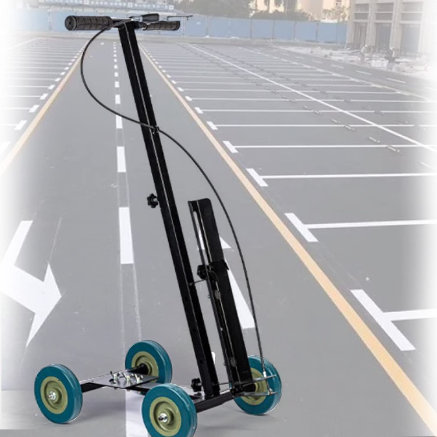 Aioneer Line Marker Machine, Factory Marking Works,Hand-Push Lane Marking Applicator,Marking Works With Road Or Grass Marking Paint, For Schools, Sports Surfaces