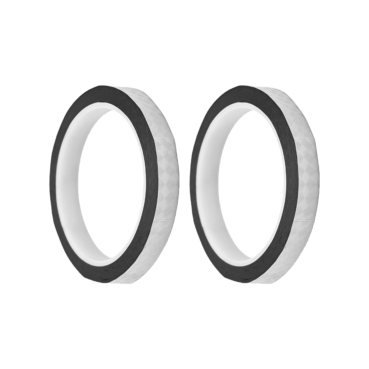 pson 2Rolls 0.47 Inch x 55 Yards Prism Tape, Self-Adhesive Holographic Reflective Tape for DIY Art, Wall Decor, Wrapping, Holiday Projects, Daily Use(Silver)