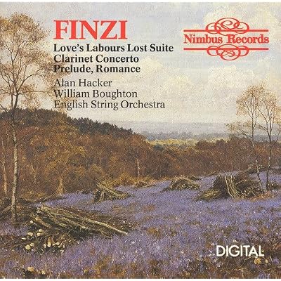Gerald Finzi:suite from loves labours lost,orchestral works ESO Boughton
