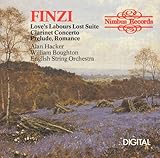 Gerald Finzi:suite from loves labours lost,orchestral works ESO Boughton