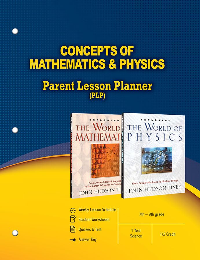 Buy Concepts of Mathematics & Physics Parent Lesson Planner — BookShops.in