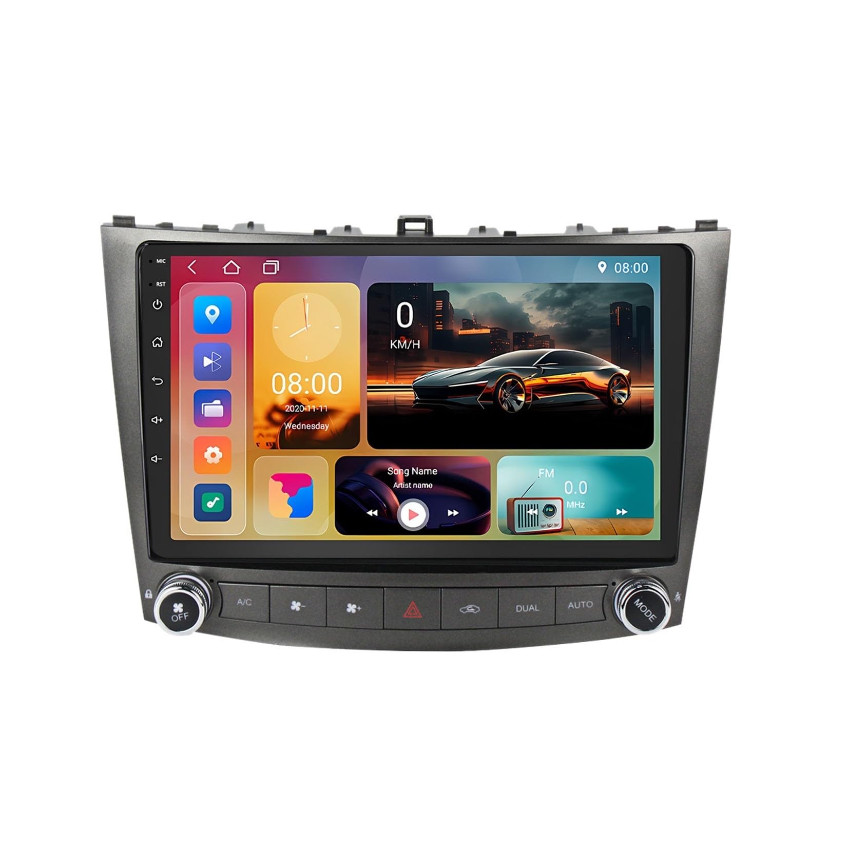 Autoradio Double DIN 9" pour Lexus is 2005-2012