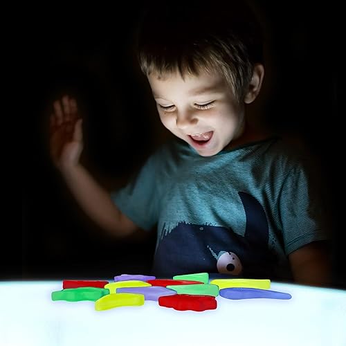 Miniatura 7 de Roylco - Rocas de aprendizaje de luz STEAM - Recursos de aprendizaje de 6 colores para niños - Colección de la naturaleza para el aprendizaje