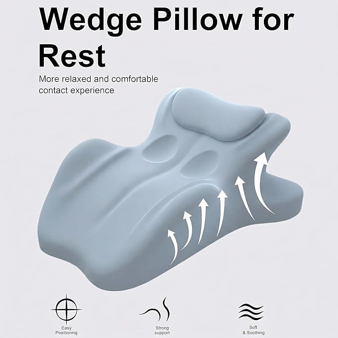 Almohada Memory Foam Soporte Ergonómico 27 Pulgadas miniatura 4