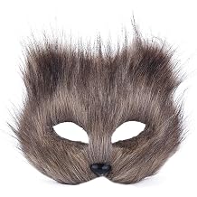 Pel  yar m maske, tilki, cad lar bayram  maskesi, korku, k rk, tilki, yar m maske, hayvan kost m , cad lar bayram , kaplan, karnaval maskesi, y z maskesi, yeti kinler ve  ocuklar i in aksesuar