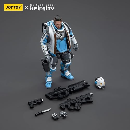 Miniatura 7 de JoyToy Infinity Corvus Belli 118 Figura de acción PanOceania Nokken Equipo especial de intervención y reconocimiento #1Man