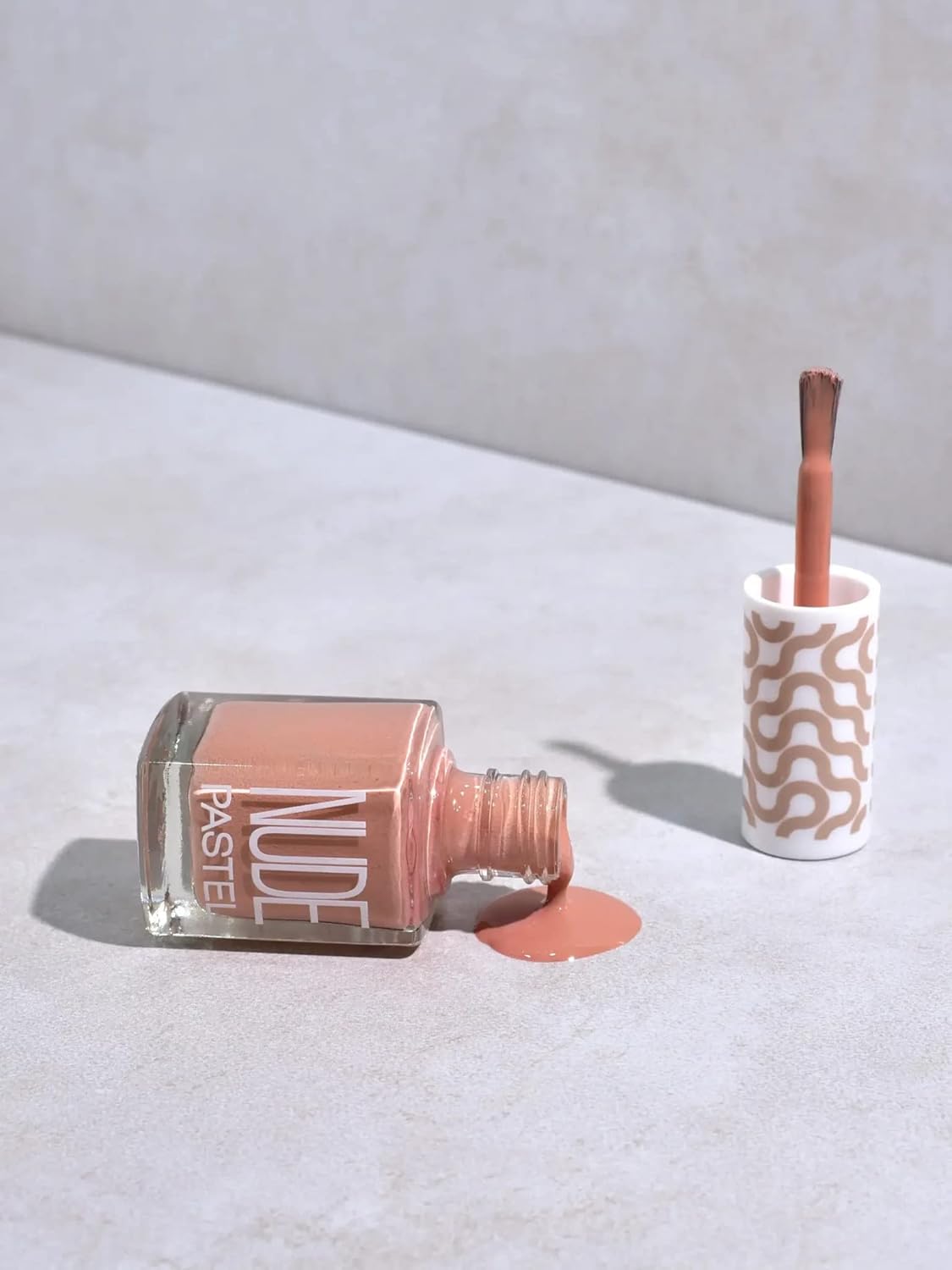 Pastel Nail polish set - Nude Nail Polish -Nail Paint for women- Professional Nail Color Combo of 6x13ml- Long lasting,Matte finish,Cruelty-Free,Halal & Vegan -Branded Cosmetics (BIRTHDAY SUIT SERIES)