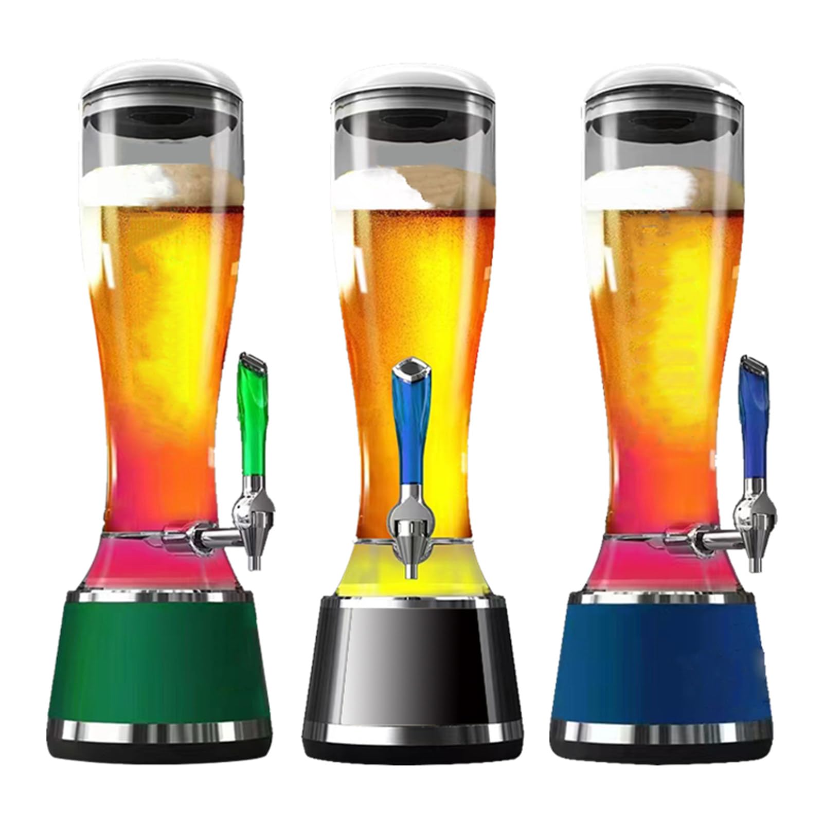 3L Eiskern Bierspender Getränkemaschine Eisrohr für Wein Alkohol Saft Softdrink Bar Werkzeuge für Bar Kühlung Trinken Wein,G