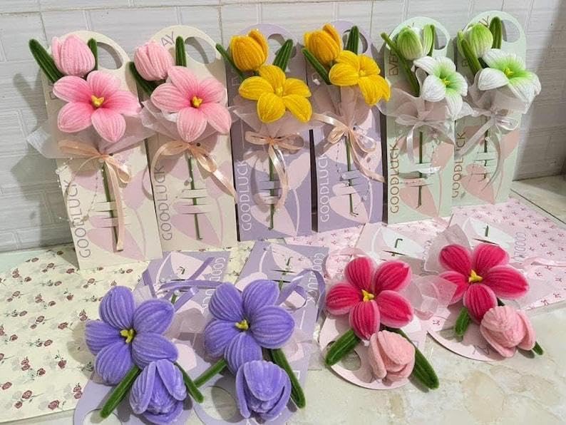 Image of 100Pcs Pipe Cleaners Craft Set | Chenille Stem Fuzzy Sticks DIY Craft Supplies for Art Projects Activities, Decorations, Flower Making, Modeling & Sculpting (Peach Coral)
