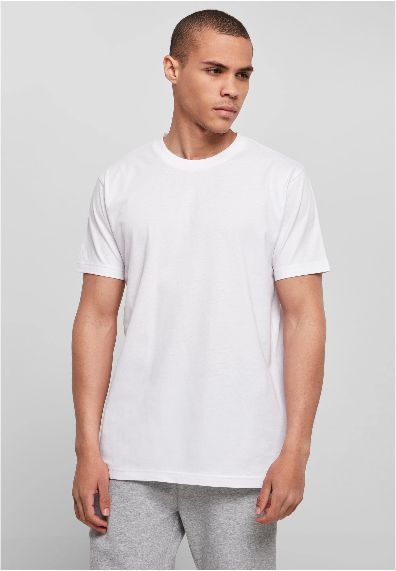 Build Your Brand Bb010-basic Round Neck T-Shirt T-Shirt Uomo (Pacco da 1)