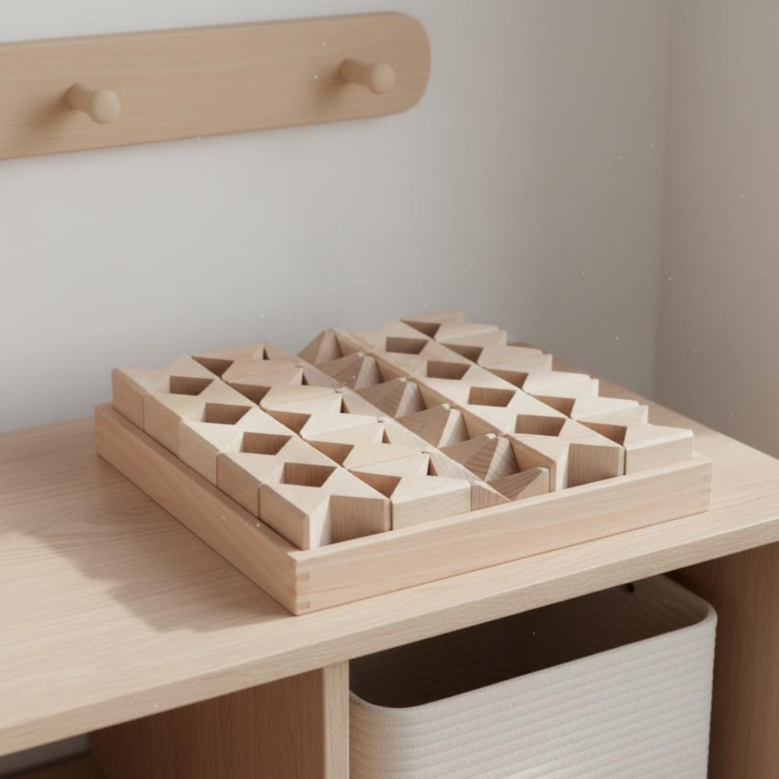 Schmetterlingsbausteine naturbelassen große pädagogisch-holzklötze räumliches Denken pädagogisch holzpuzzle für Kleinkinder, Kindergarten