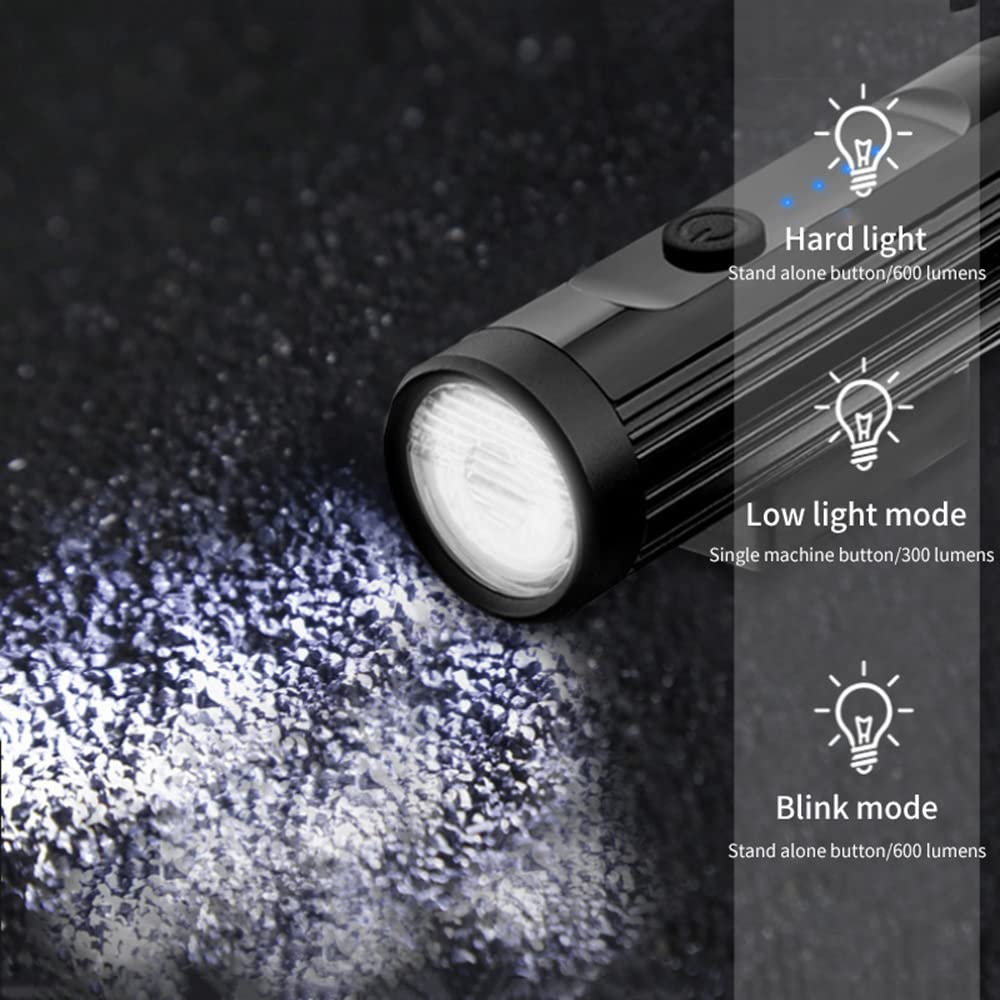 Luz Delantera para Bicicleta de 2500 mA con Carga USB, Resistente al Agua, para Bicicleta de montaña y para Paseos nocturnos. Accesorios para Bicicleta.