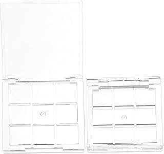 Wakauto 2pcs Portable Empty Eyeshadow Palette...