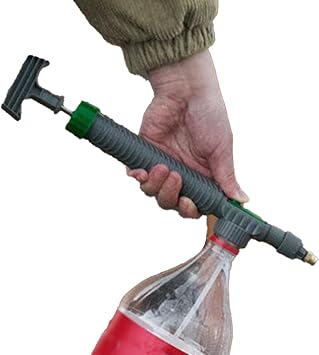 Garden Spray Wand - Easy Spray Handle, Hand Pump Pressure Spray Handle, Multifunctional Accessory, Pressurized Bottle Attachment, Lawn Garden Spray Cleaning Tool