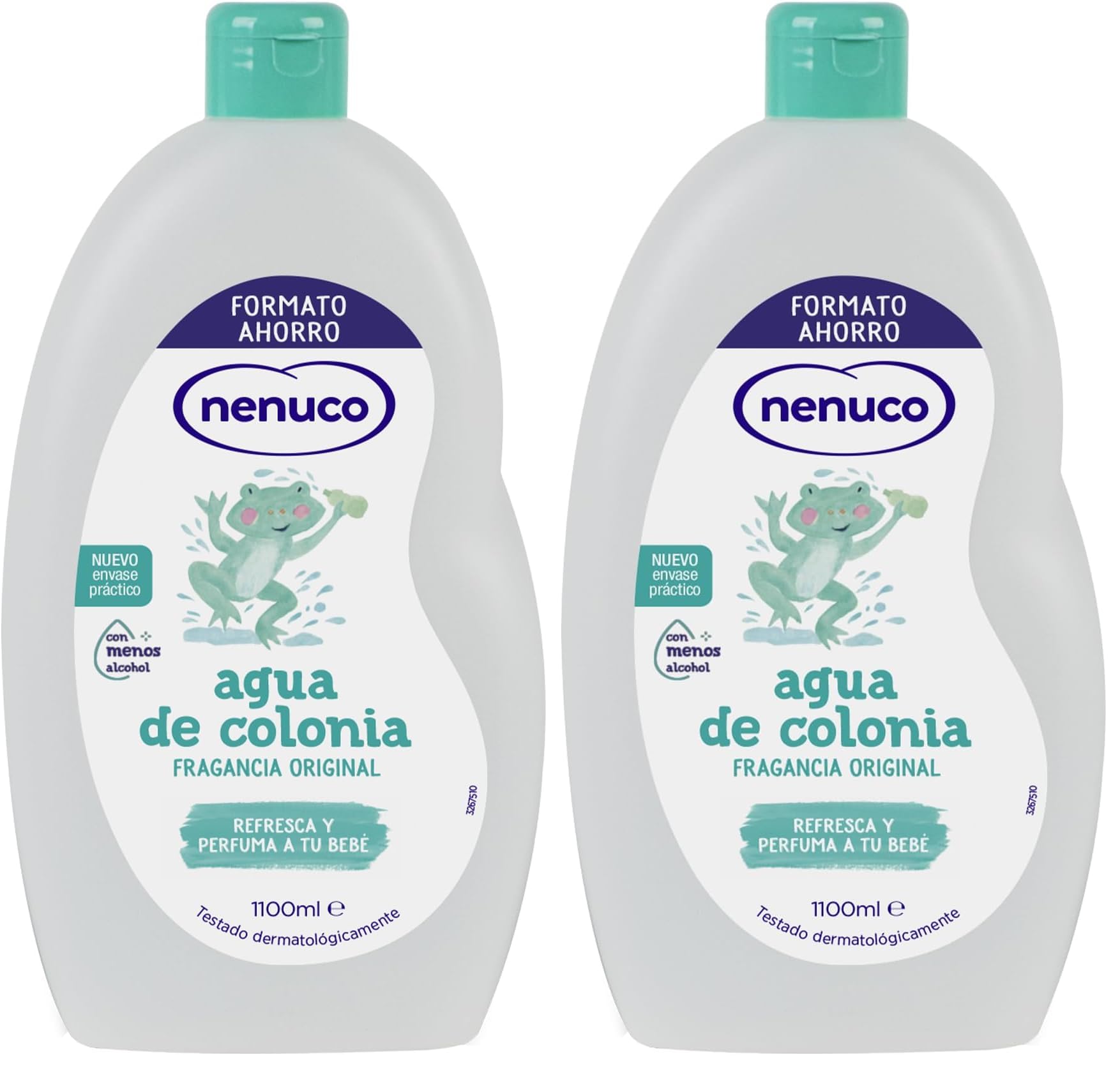 Nenuco Agua de Colonia, Fragancia Original, con Menos Alcohol, Formato Ahorro 1100 ml (Paquete de 2) en oferta en Amazon