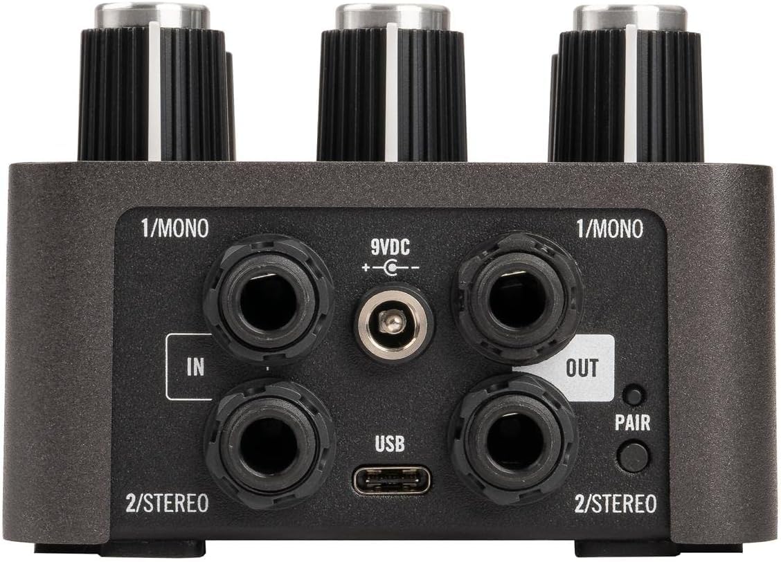 Universal Audio UAFX Dream '65 - Pedale amplificatore per riverbero, con cavo per strumenti e 2 cavi patch
