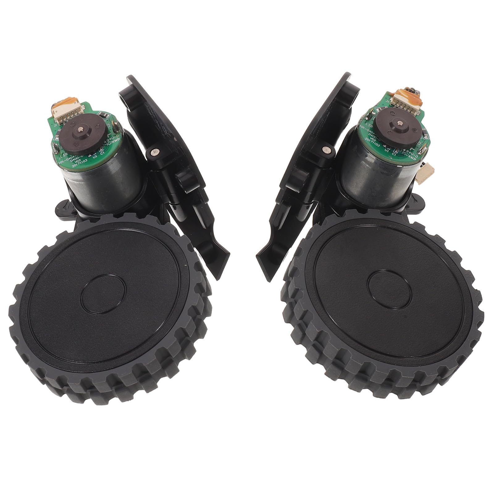 Rueda Lateral Adecuado para Robot Aspirador para Cepillo Principal 11s y 15c, Diseño de Malla de Precisión, Material Metálico y Plástico Hogares con Mascotas