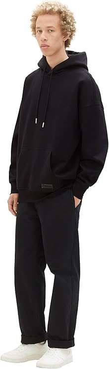 TOM TAILOR Maglia Di Tuta Uomo, Felpa A Maniche Lunghe, Casual Moderno, Tessuto Sostenibile, Taglie S-3XL