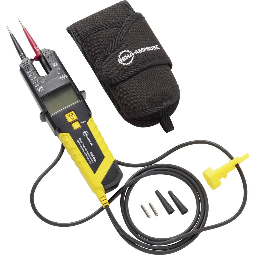 Probador de voltaje de 2 polos Beha Amprobe 2100-DELTA CAT III 1000 V, CAT IV 600 V