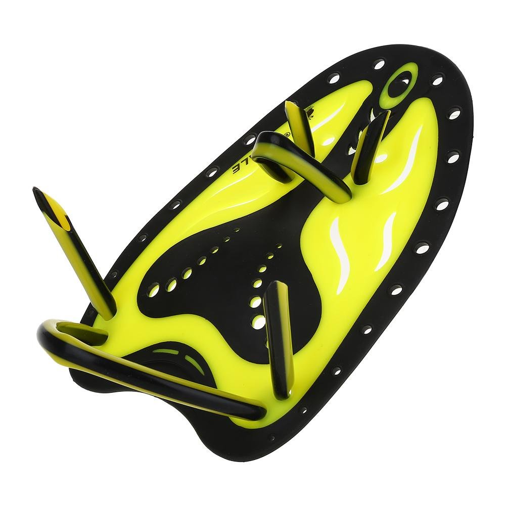 Keenso Palas para Nadar, Palas de Entrenamiento de Natación (M-Amarillo) Buceo