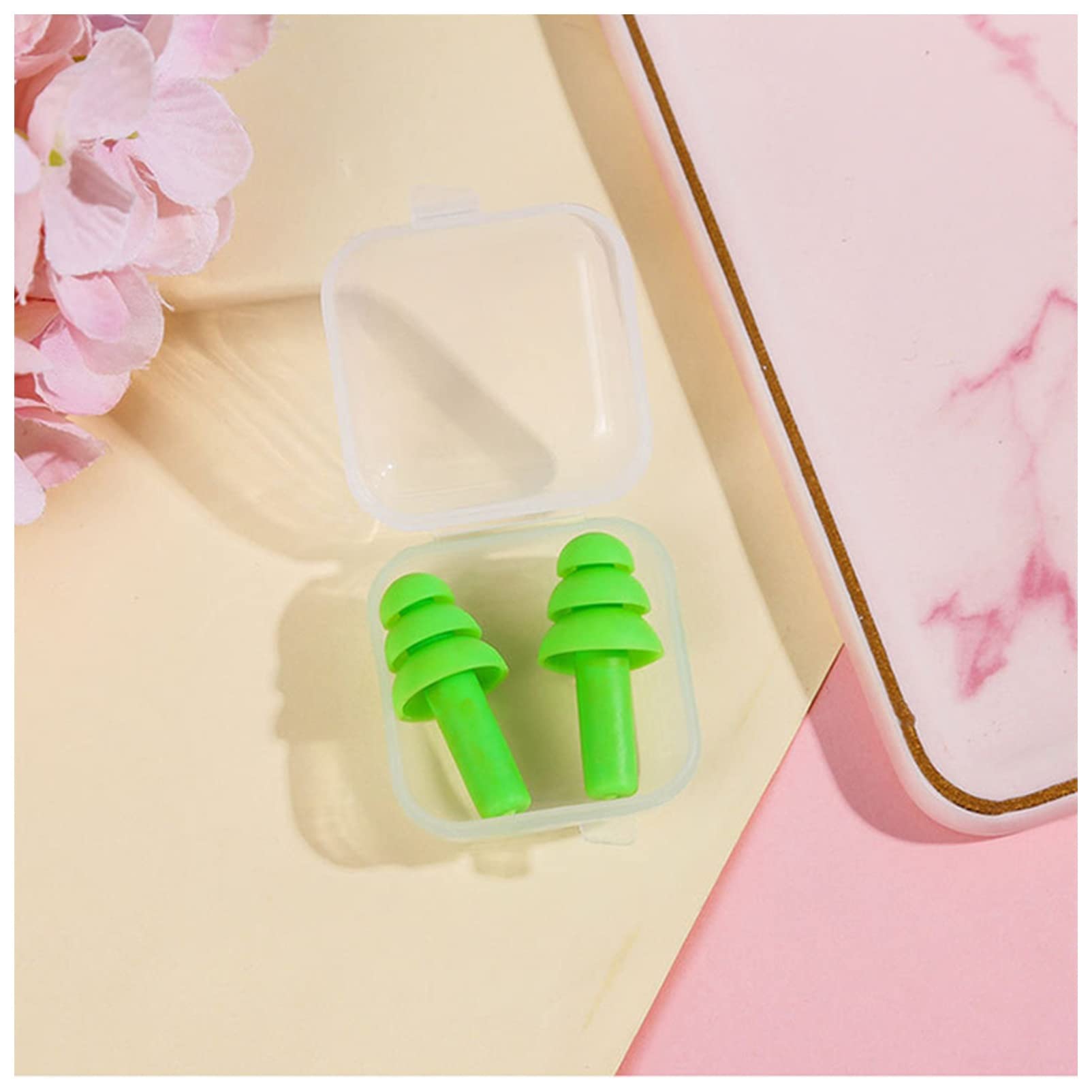 HUFFBIO Tappi Orecchie Dorire, Disegno Rivoluzionario, 5 Paia Tappi Per Le Orecchie In Orbida