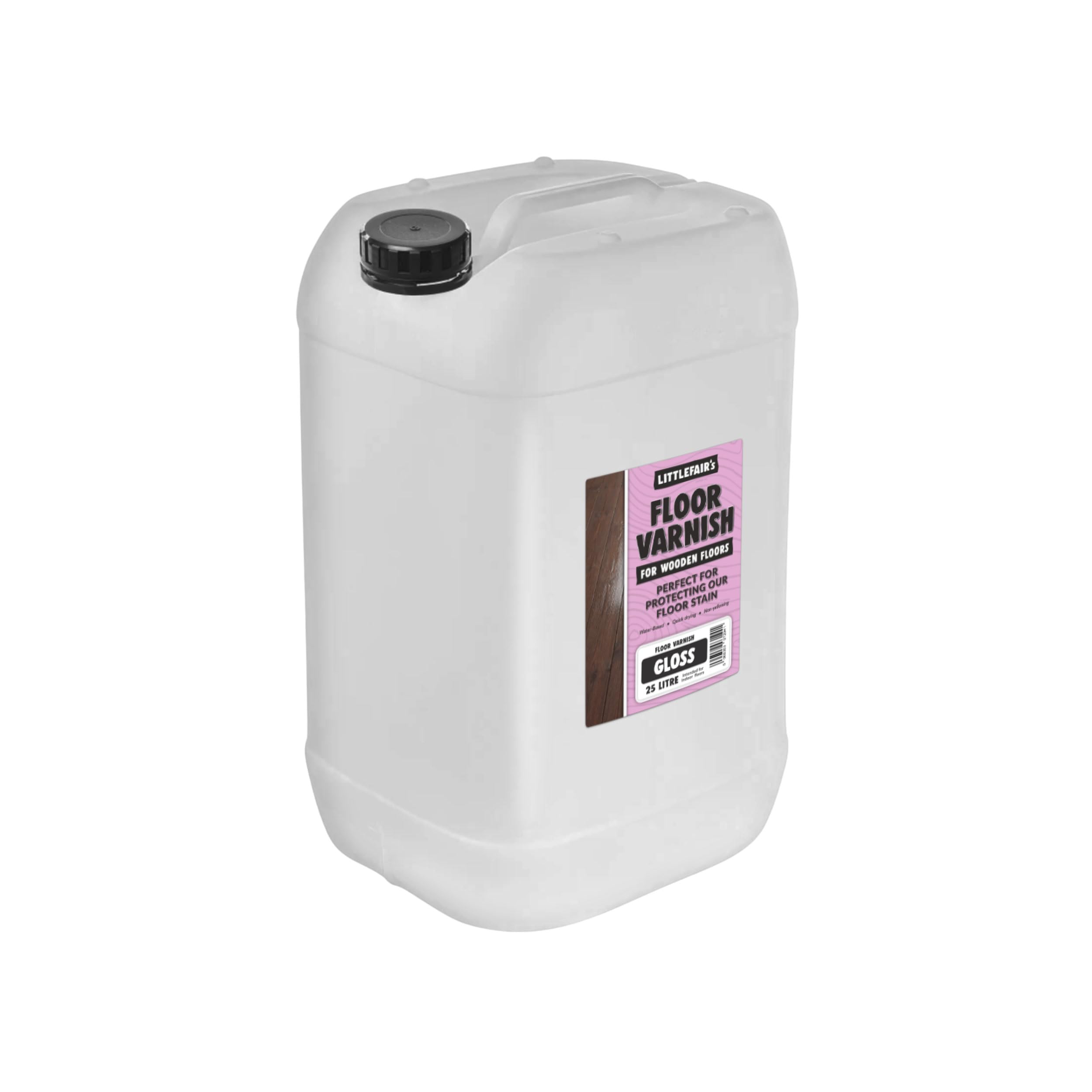 Littlefair's Barniz rápido a base de agua (25 ltr, brillante)