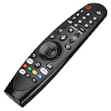 Voice Magic Remote for LG OLED QNED NanoCell Webos Smart TV Magic Remote Control Replacement AKB75855501 AN-MR20GA MR19BA MR21 MR22 MR23 MR24 GA GN GC MR18BA MR650A, with Pointer Function