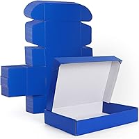 Vista 13 de PHAREGE Cajas de envío de 11 x 8 x 2 pulgadas a granel, paquete de 25 cajas de envío marrones, con bloqueo de pestaña para embalaje de pequeñas