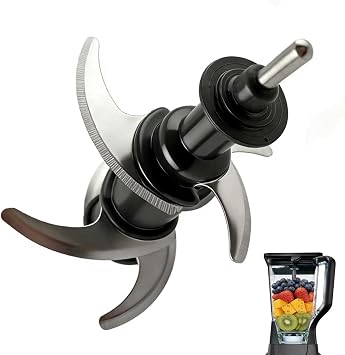 Blender 6 Blade Replacement Parts for Ninja 72 OZ Pitcher, Blender Accessories Compatible with Ninja BL610 BL640 BL641 BL642 BL660 BL681A BL682 BL700 BL770 BL780 BL910 BN701 ...