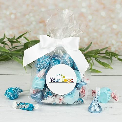 Miniatura 9 de Just Candy - Bolsa de dulces verdes con logotipo de 12 unidades, regalos de fiesta (paquete de 12)