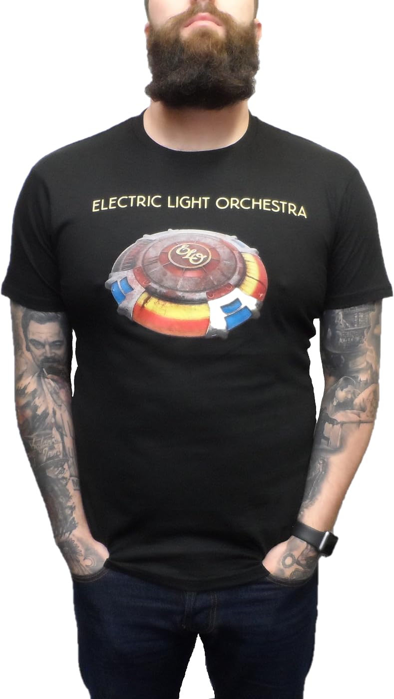 Mazeys Men's Mr Blue Sky Official Elo T Shirts (Mr Blue Sky) Xlarge
