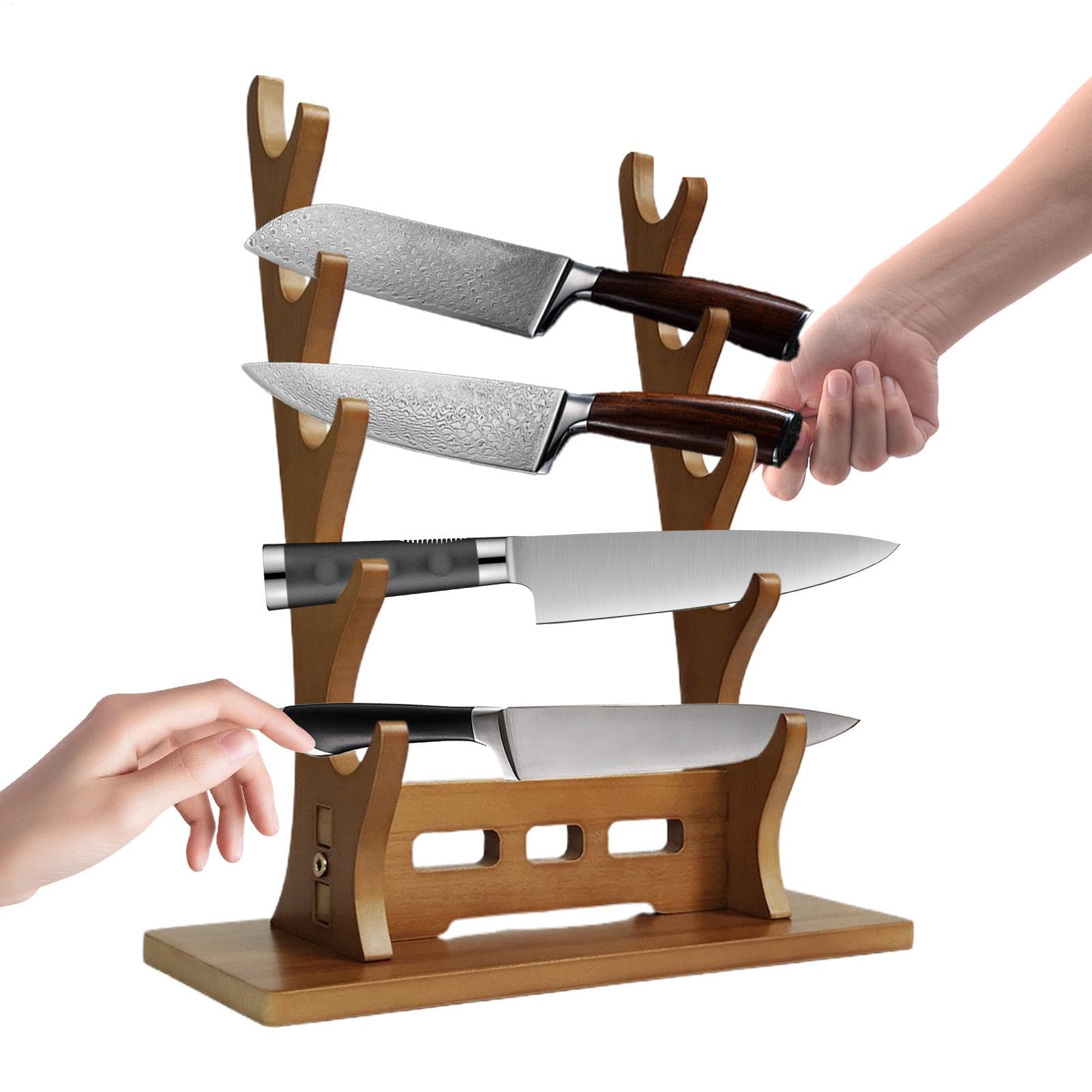 Support de flûte en bois stable : évitez les chutes avec ce rack de table à 5 niveaux