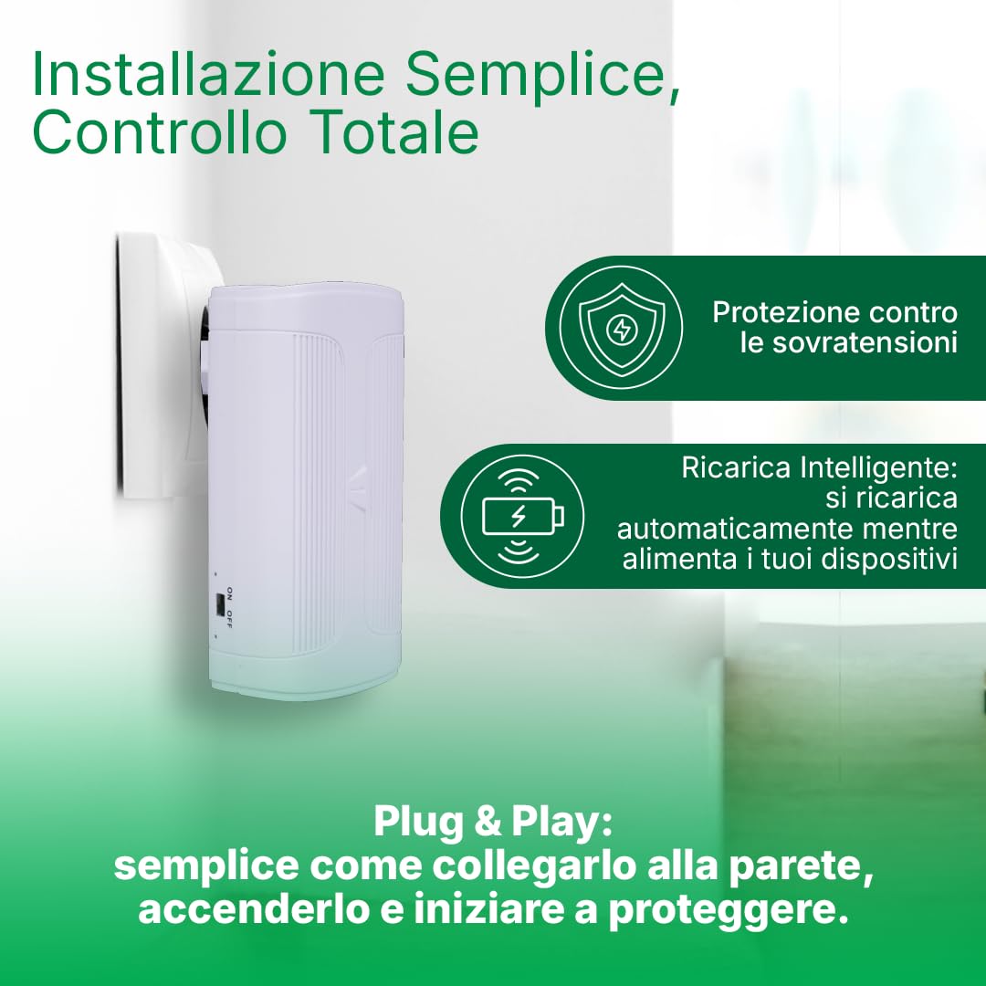 Mini UPS 5V Gruppo Di Continuità Portatile Con Batteria Al Litio 2500mAh Per Router Wifi