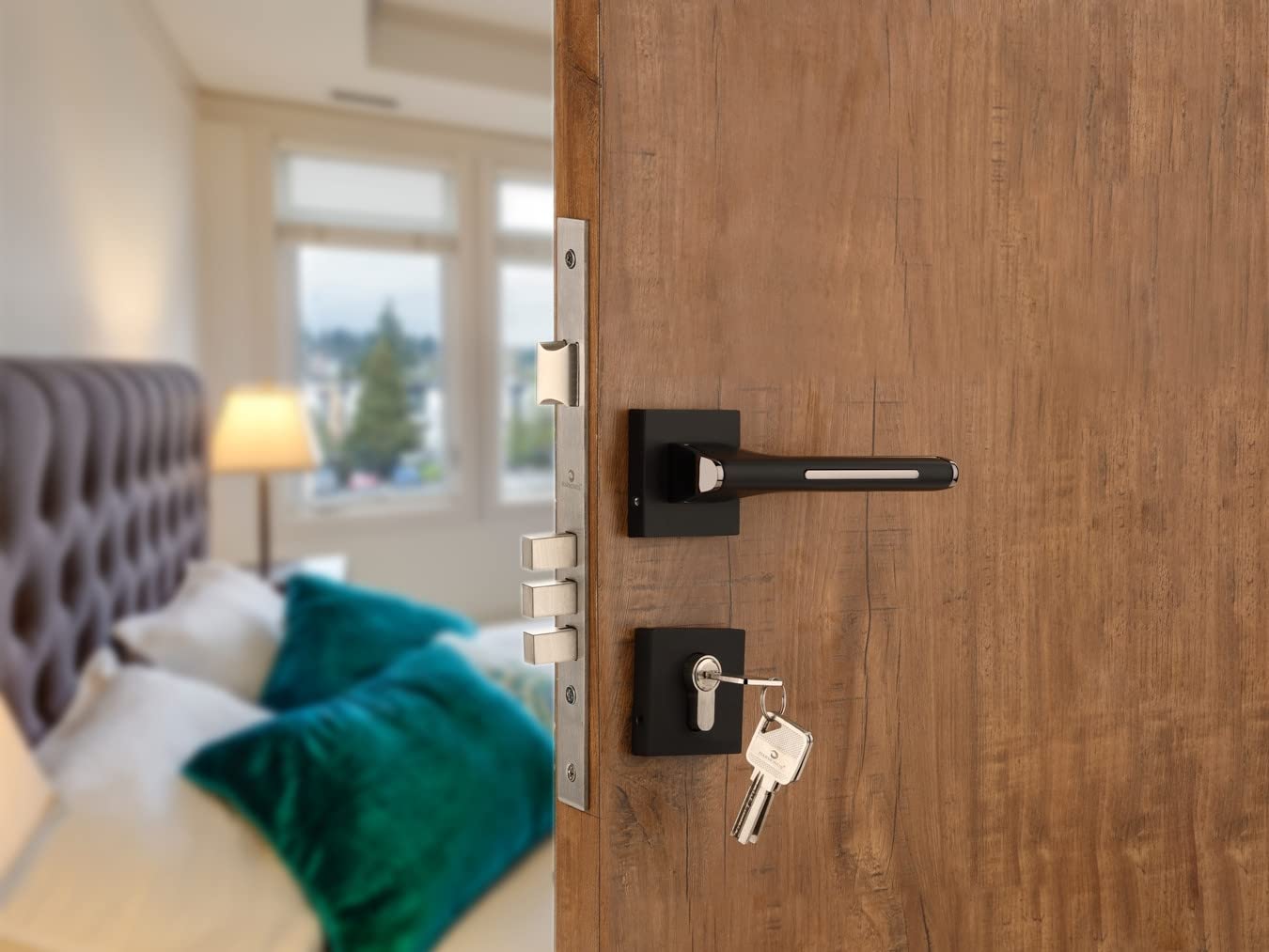 HARMONUS Heavy Duty Mortise Main Door Lock Pull Handles for Home and