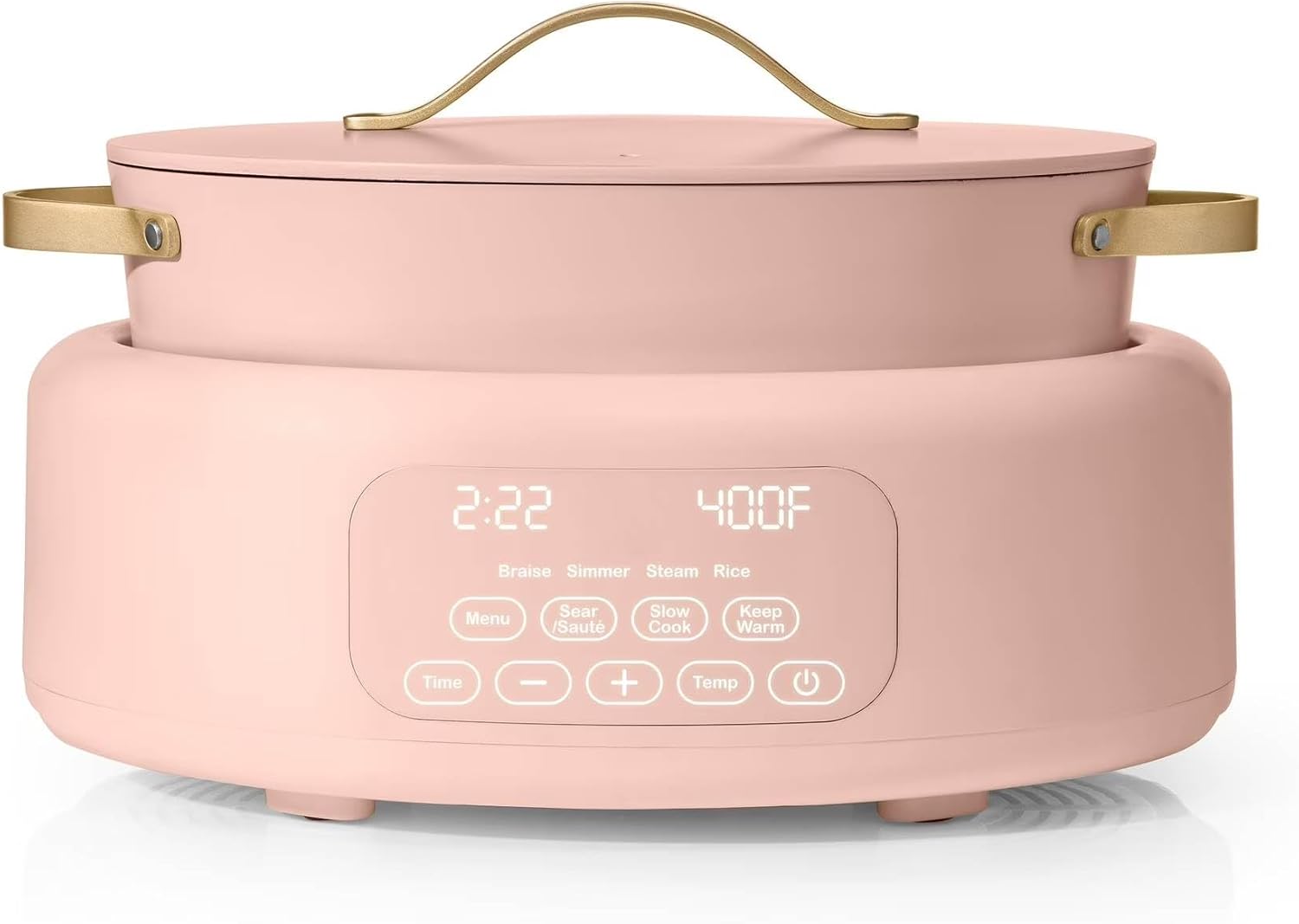 Olla Eléctrica Multifunción 10 en 1, 6 Cuartos, Pantalla Digital