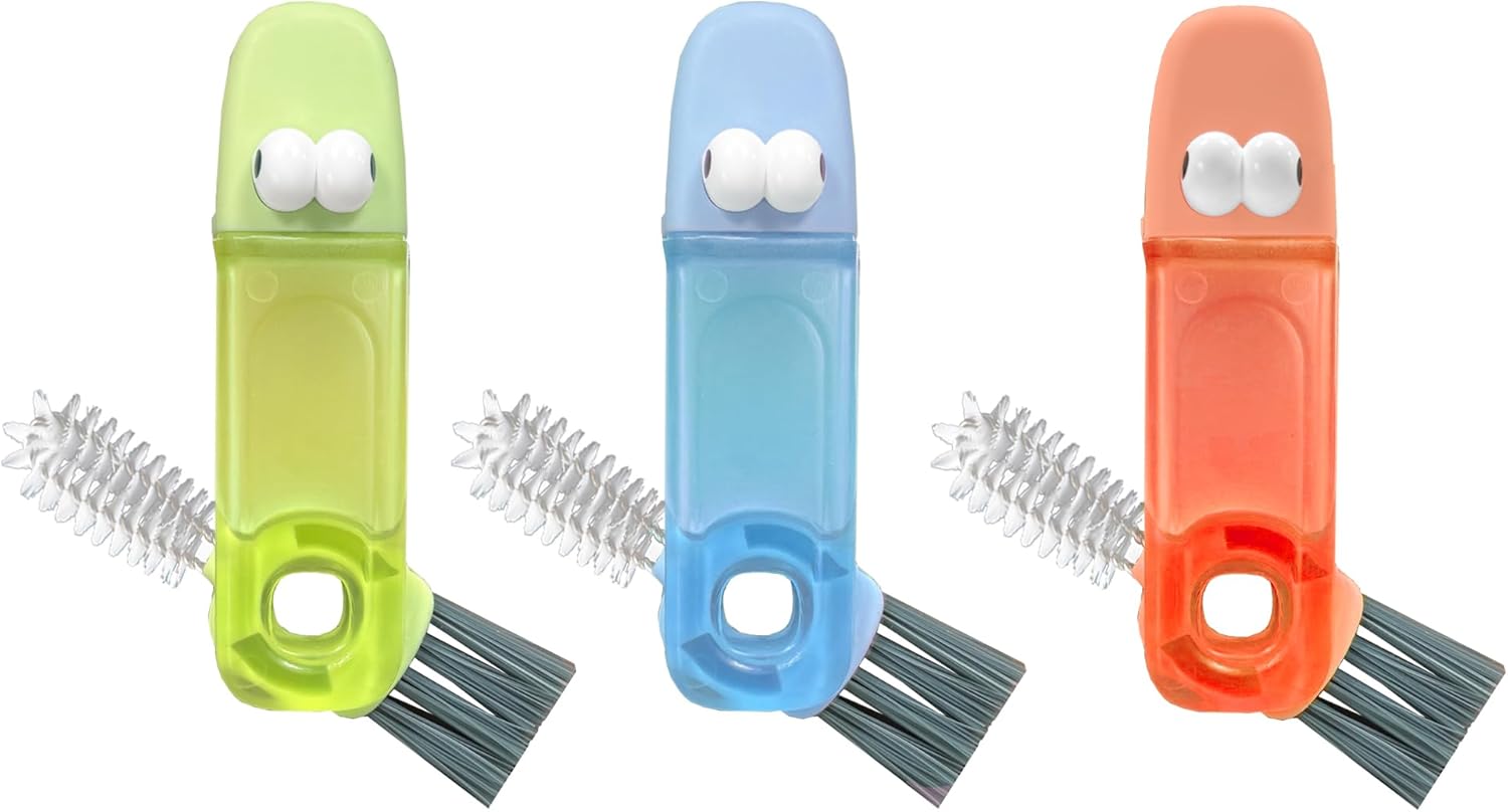 4 in 1 Gap Cleaning Brush Set Portable Cup Lid Cleaner Multifunctional Bottle Cleaning Tools for Kitchen Office Home