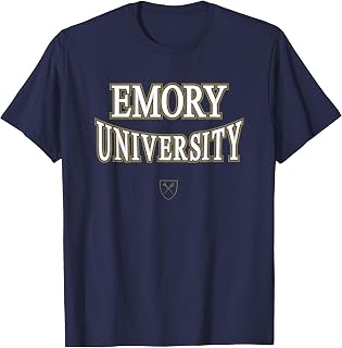 Emory Eagles Laurels Navy Officially Licensed T-Shirt