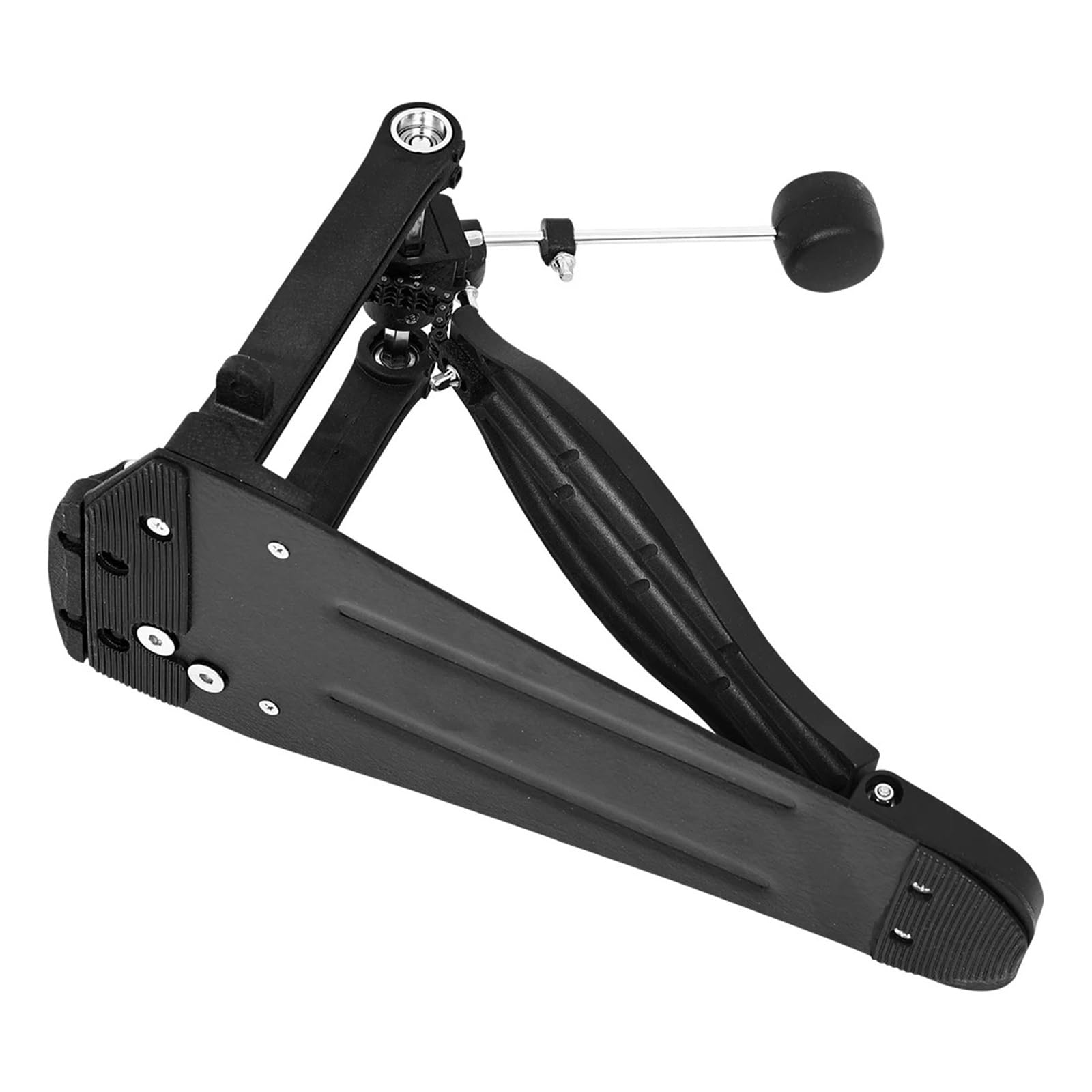 MD167 Pedale portatile a catena antiscivolo in lega di alluminio doppio tamburo for batteria elettronica strumento a percussione