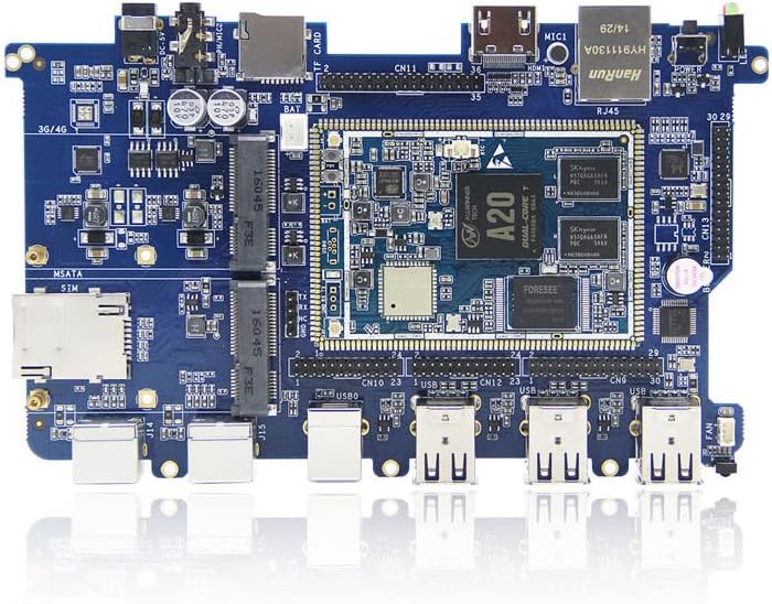 Smartfly InfoCubieAIO A20 Board Open Source All in One Mini Embedded Computer Android Linux UART x4 USB x6 Allwinner A20, ARM Demo Board