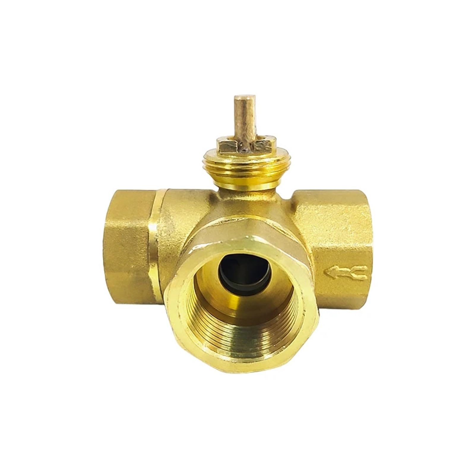 Corpo valvola a Sfera motorizzata a 3 Vie da 1/2 "3/4" 1 "Filettatura Femmina DN15 DN20 DN25 Corpo valvola a Sfera a Tre Porte in Ottone Elettrico(DN25,T Type)