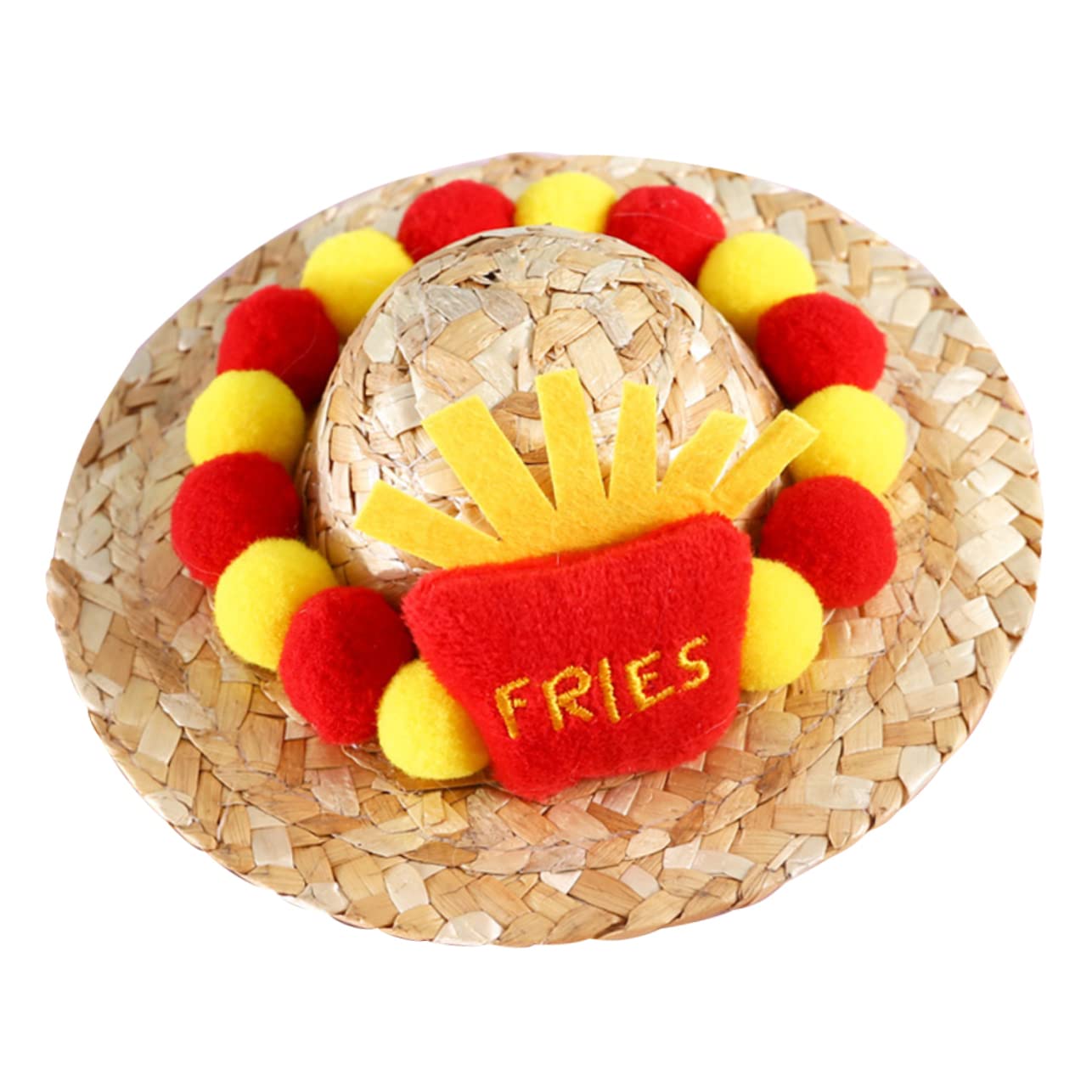 FRCOLOR 4piezas Sombrero Ajustable para Mascotas Gorro De Verano para Perros y Gatos Sombrero De Fiesta Divertido para Disfraces De Animales para Fotos y Eventos