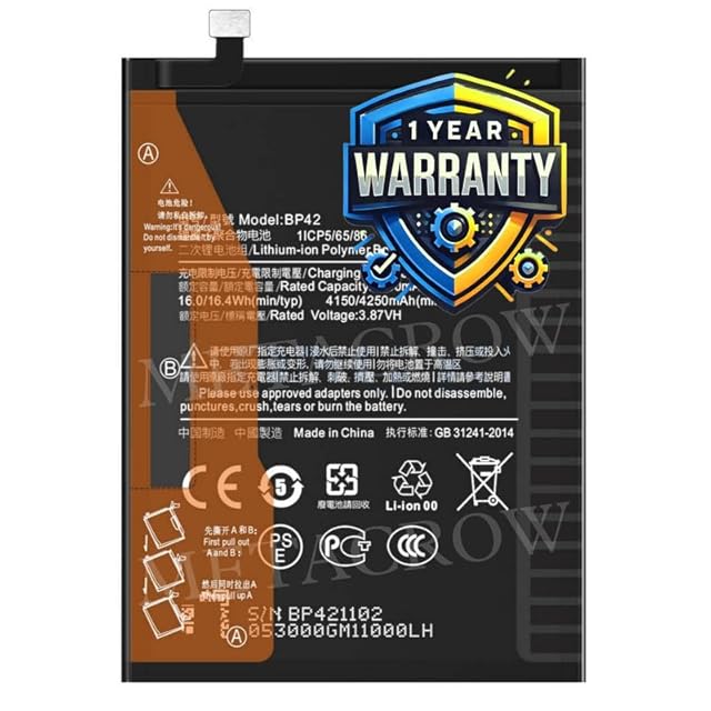 Original BP42 Battery Compatible for Xiaomi Mi 11 Lite | Xiaomi Mi 11 Lite 5G | Xiaomi 11 Lite 5G NE - (4250mAh) - 1 Year Warranty_JK1 view 2