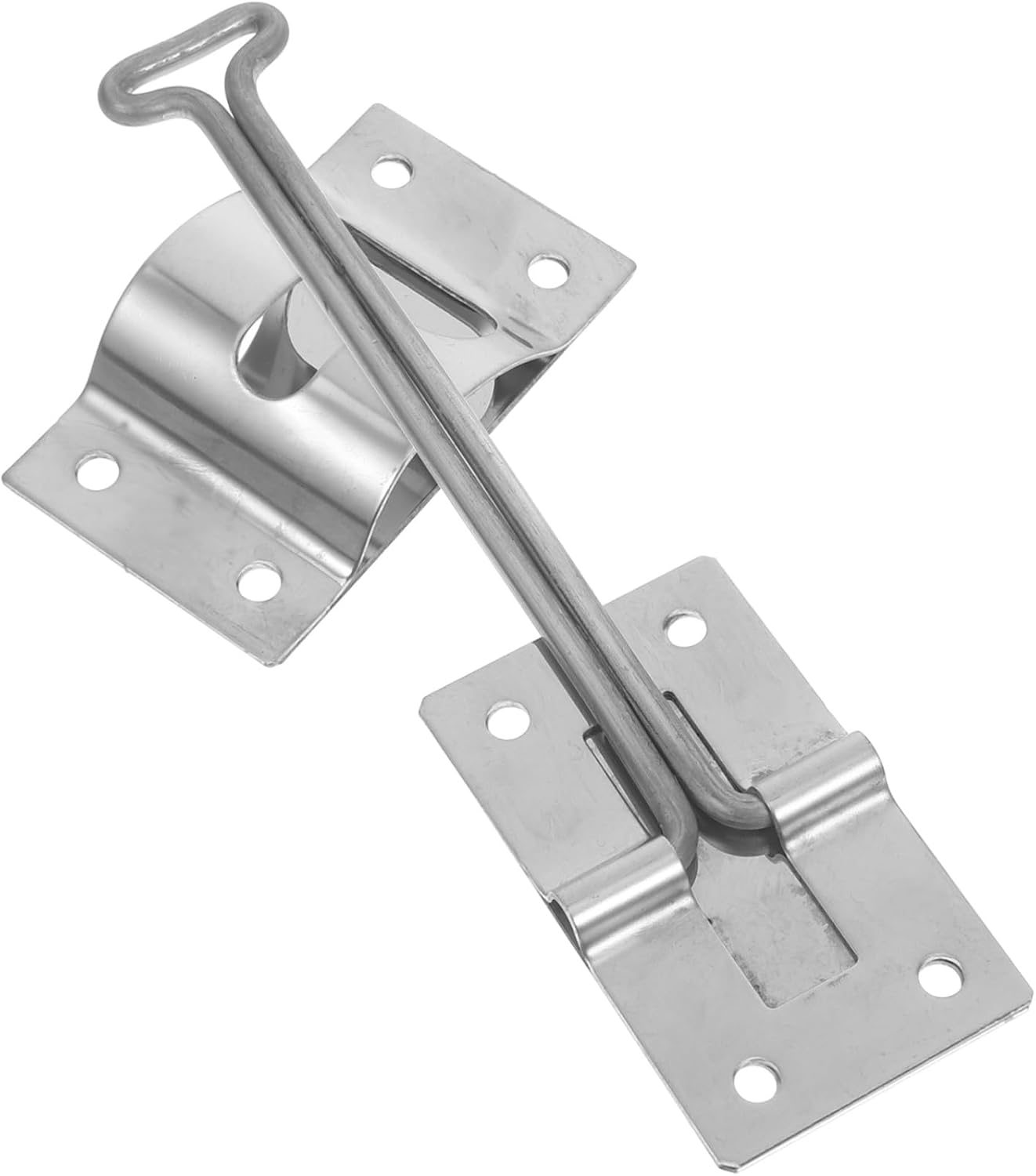 Cabilock Stainless Steel Trailer Door Air Hook Rv Cargo Door Latch Easy Install Windproof 6 Inches