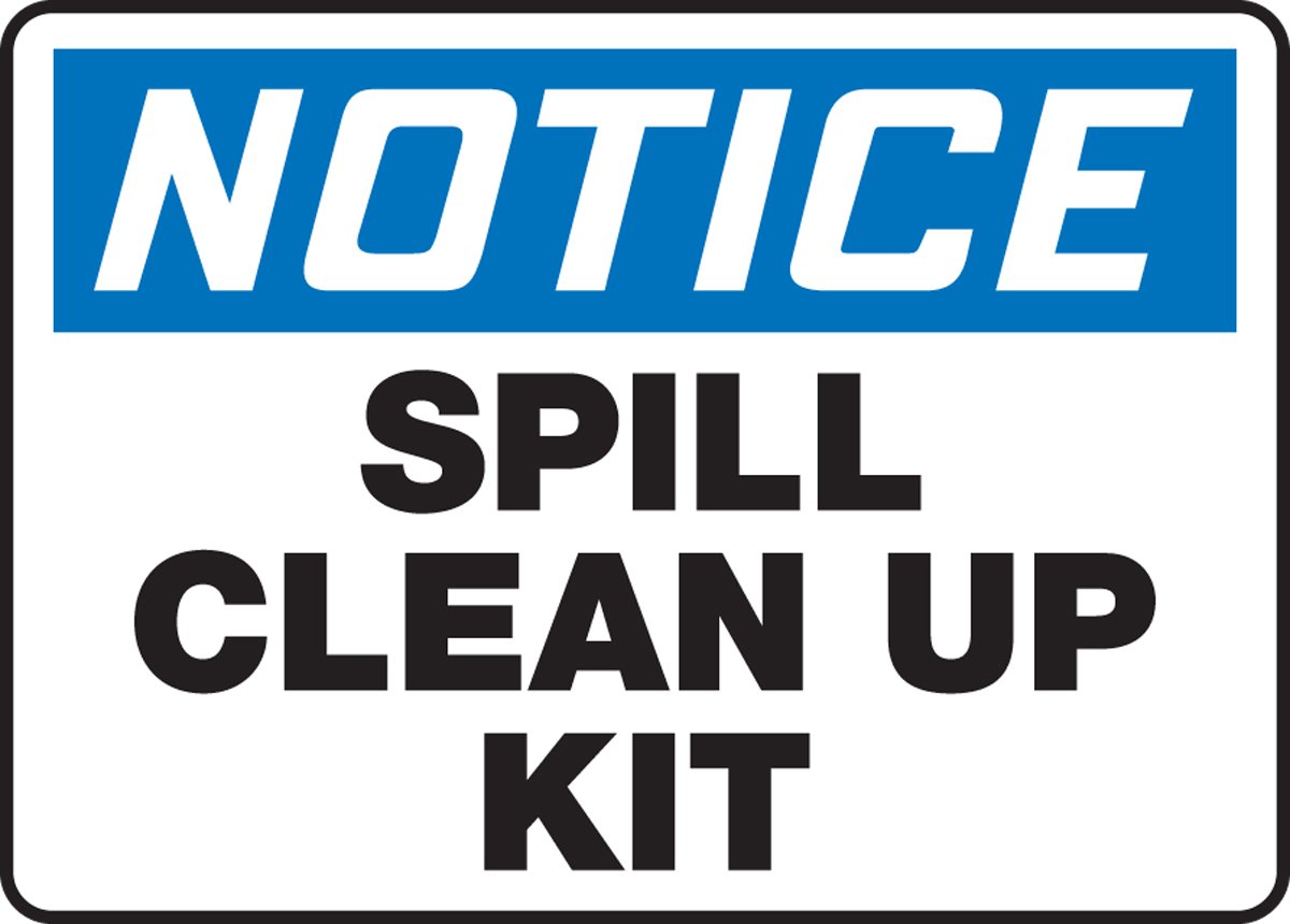 Panneau Spill Clean Up Kit Accuform pour local technique - 2