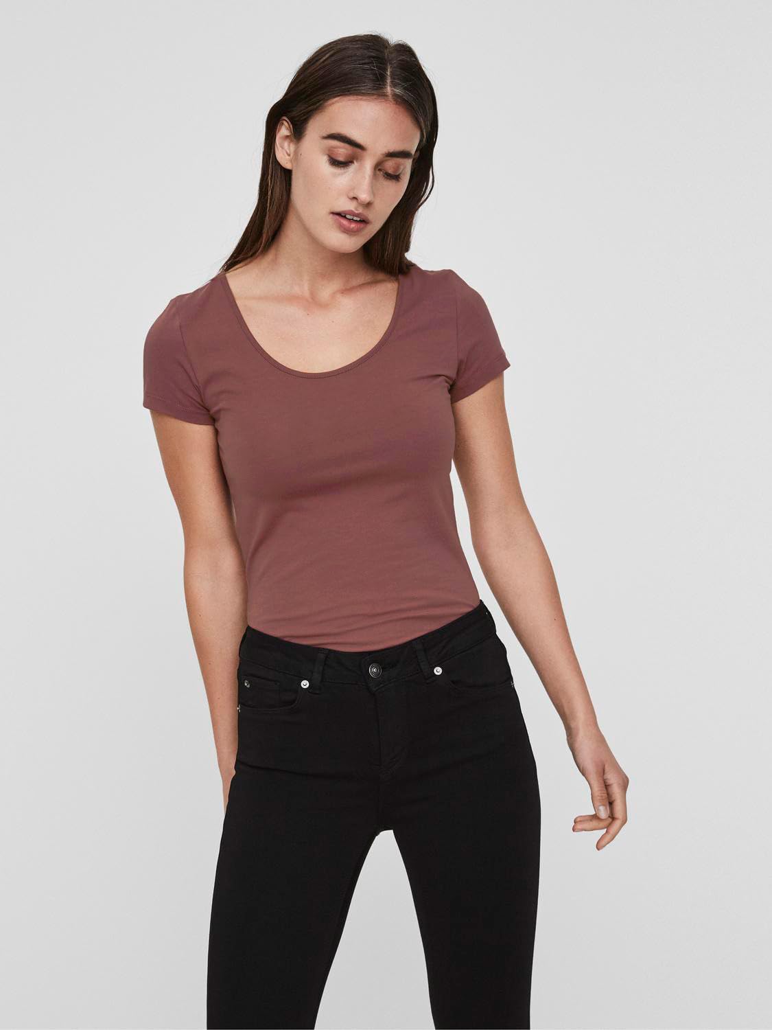 ONLY Damen Onllive Love S/S O-Neck Top JRS Blouse (1er Pack)