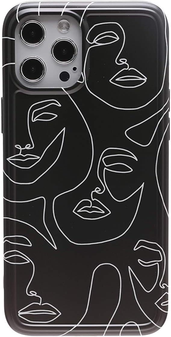 Iphoneケース 携帯ケース スマホケース Tpu 個性的イラストケース 顔 フェイス シンプル 韓国 大人 可愛い お洒落 7 8 Se2 X Xs Xr Xsmax 11 11pro 11promax 12 12mini 12pro 12promax Iphone12promax ブラック 年末のプロモーション特価