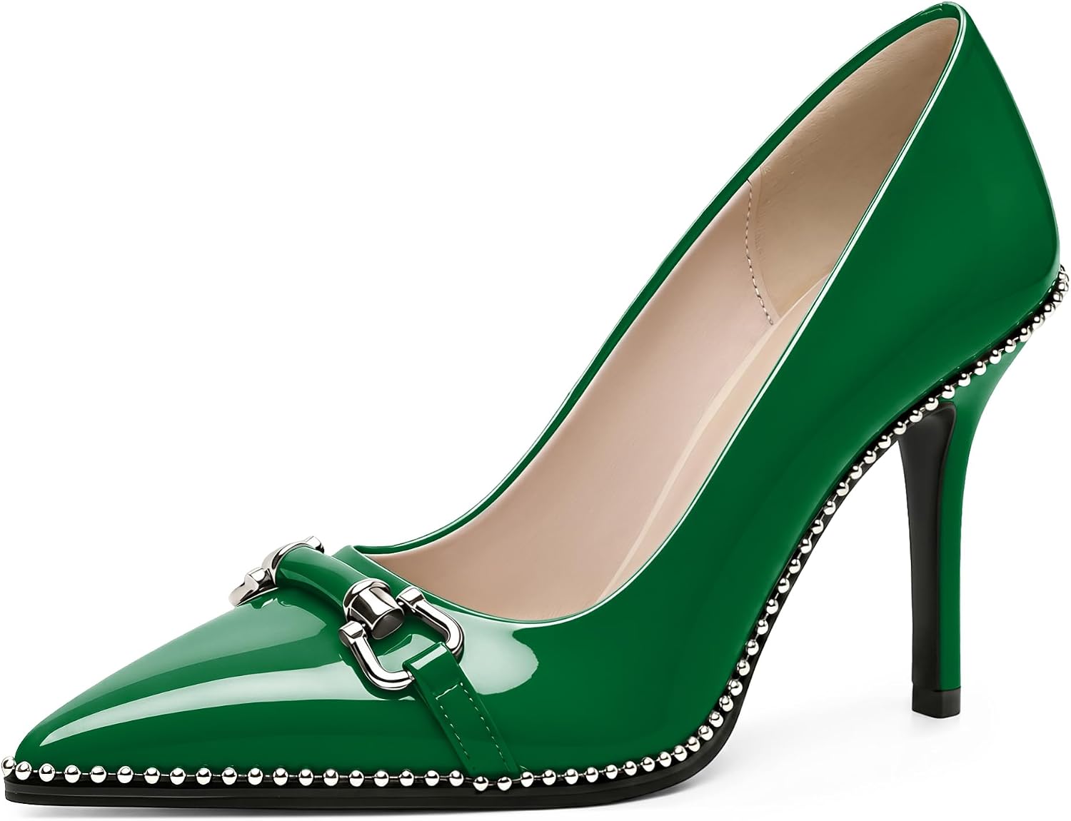 AUMOTED Pointed Toe Stiletto Pumps